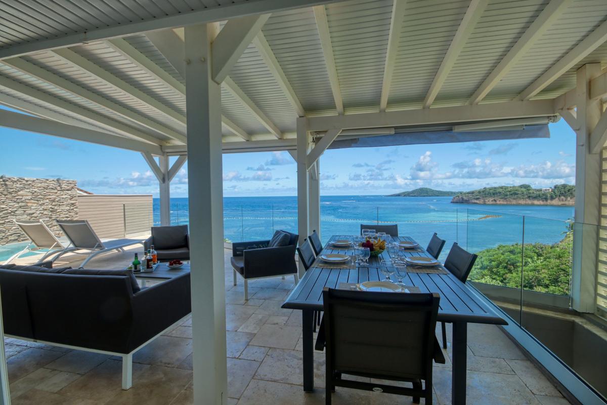 Villa luxe Martinique - La terrasse